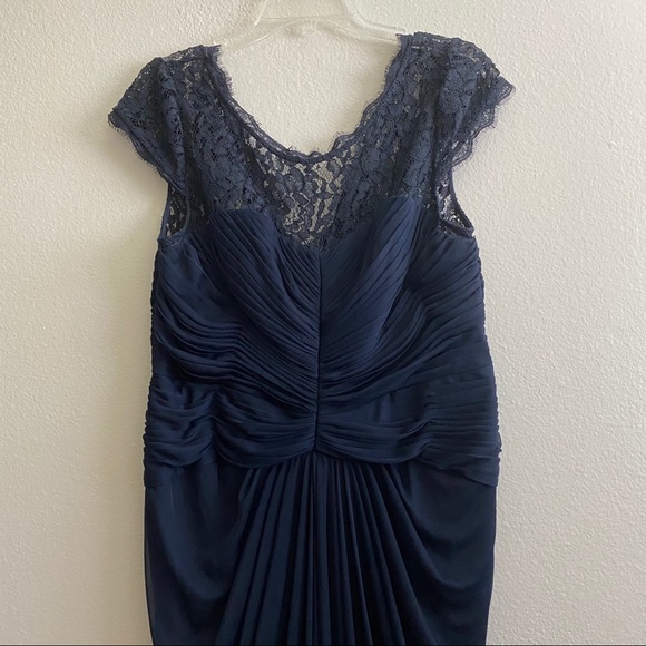Adrianna Pappell Formal Dress Navy - Picture 5 of 8